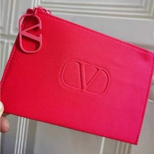 Valentino Red Cosmetic Bag - image 1